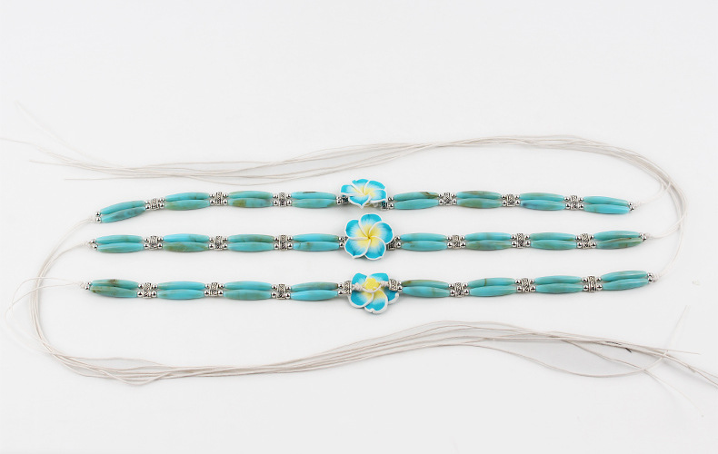 14g Weight Hat Accessories Hats Type Ethnic Style Classic Style Flower Acrylic Women's Hat Accessories