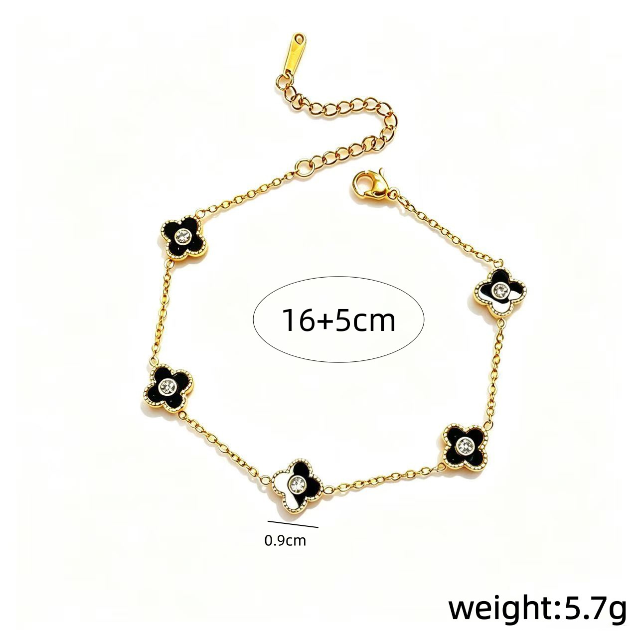 Fuente transfronteriza Xinxun grasa de titanio pulsera de acero versátil temperamento alto sentido nicho lujo ligero no desvanecer joyas de mano