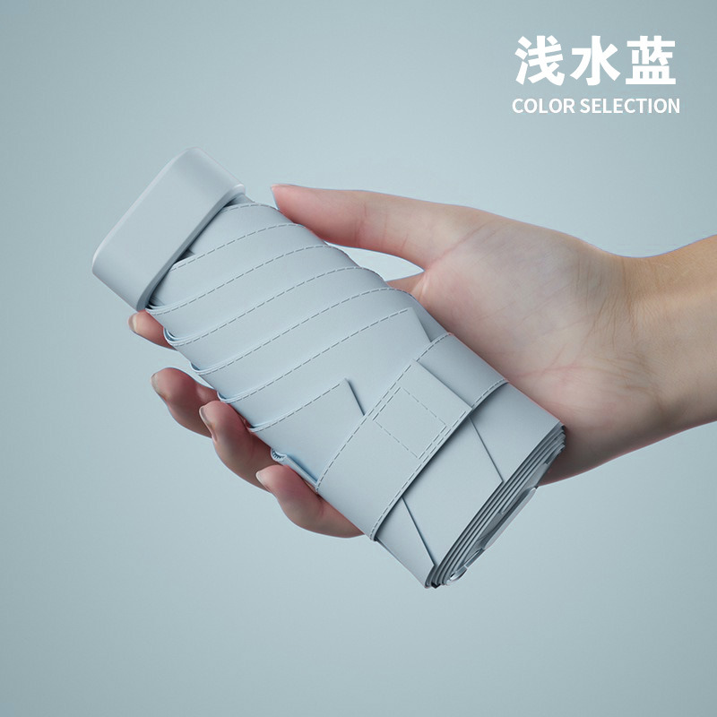 [ 40% off vinyl sunscreen umbrella] light blue