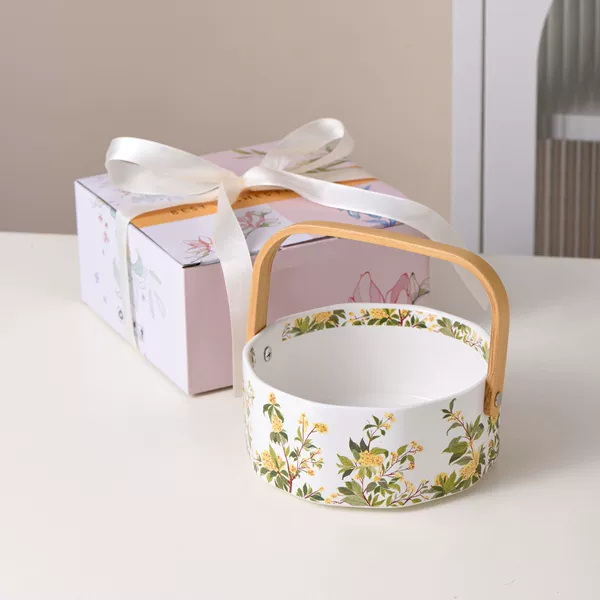 Basket, hair band, pack
