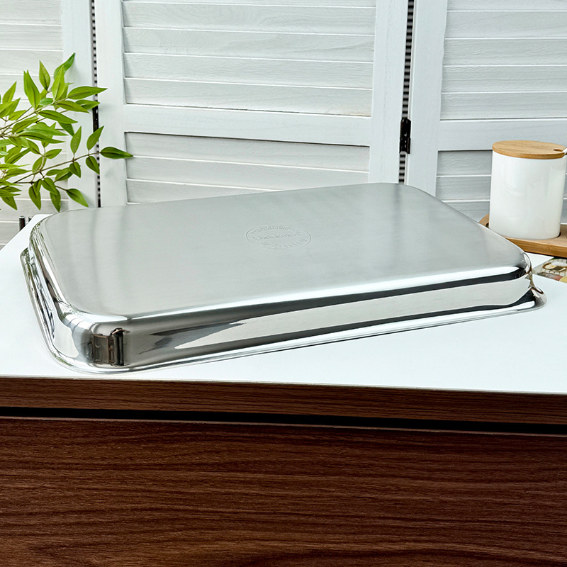 Chockmen Zhuo Deming 18 / 10 horno electromagnético de acero inoxidable 45cm bandeja de pescado asado