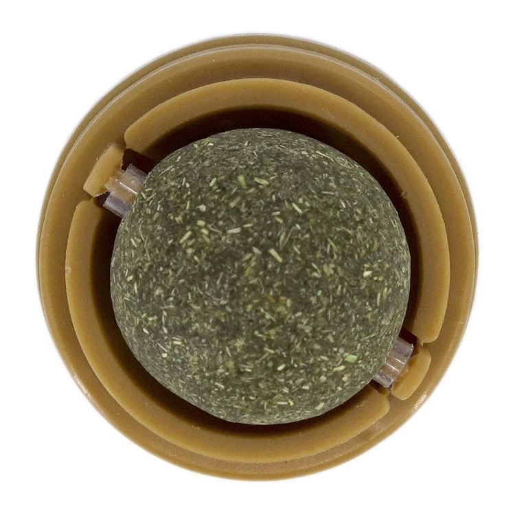 Круглый вращающийся шарик из кошачьей мяты можно наклеить, лизать, шлифовка зубов, чистка зубов, шарик с самозажиганием, игрушка для кошек, популярная игрушка для кошек