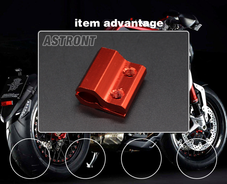 Off-road motorcycle modified CNC accessories CRF/CR125/250/450R aluminum alloy wire clamp pipe fixing clamp