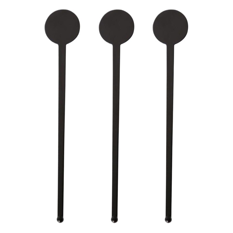 Disposable coffee stirring rod transparent Shaker round head coffee stick plastic stirring rod test plastic rod for experiment