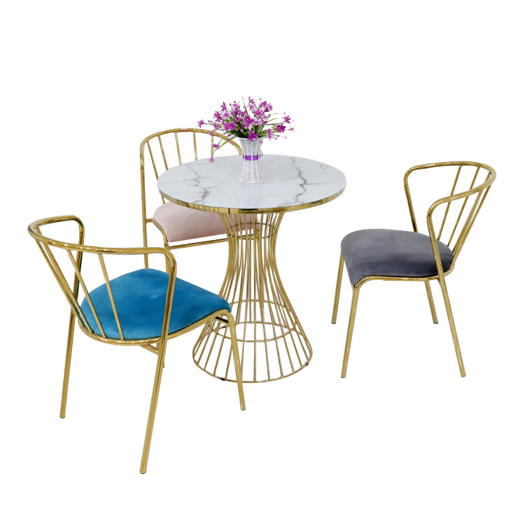 Silla de comedor de terciopelo silla de comedor italiana de comercio exterior silla moderna silla simple silla de mesa de comedor de lujo