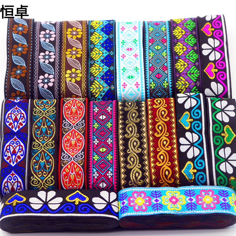 Hengzhuo 3.3cm Miao Zhuang lace accessories ethnic minority decorative clothing curtain lace accessories accessories Hengzhuo 3.3cm Miao Zhuang lace accessories ethnic minority decorative clothing curtain lace accessories accessories