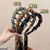 Braided hairband 11881C blue