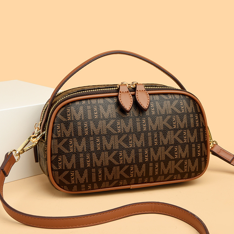 Fashion Mummy Mobile Phone Bag 2024 Summer New Vintage Printed Small Square Bag Coin Purse Shoulder Crossbody Women's Bag Fashion Mummy Mobile Phone Bag 2024 Summer New Vintage Printed Small Square Bag Coin Purse Shoulder Crossbody Women's Bag
