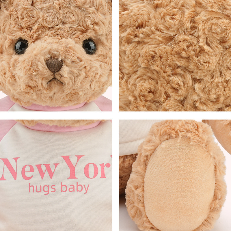 Comercio exterior oso vestir oso oso muñeco de peluche suéter oso peluche juguete de peluche Nueva York París regalo de oso de peluche