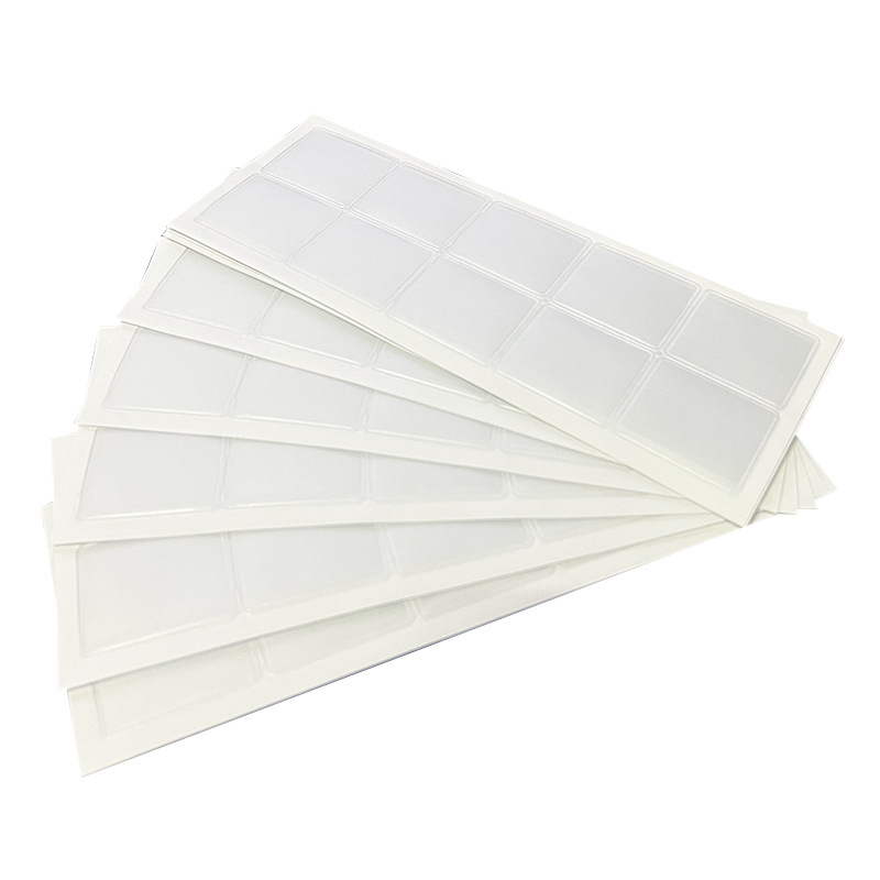 Soft PVC bag, jewelry packaging necklace storage self-adhesive bag 4.2*3.7cm adhesive bag