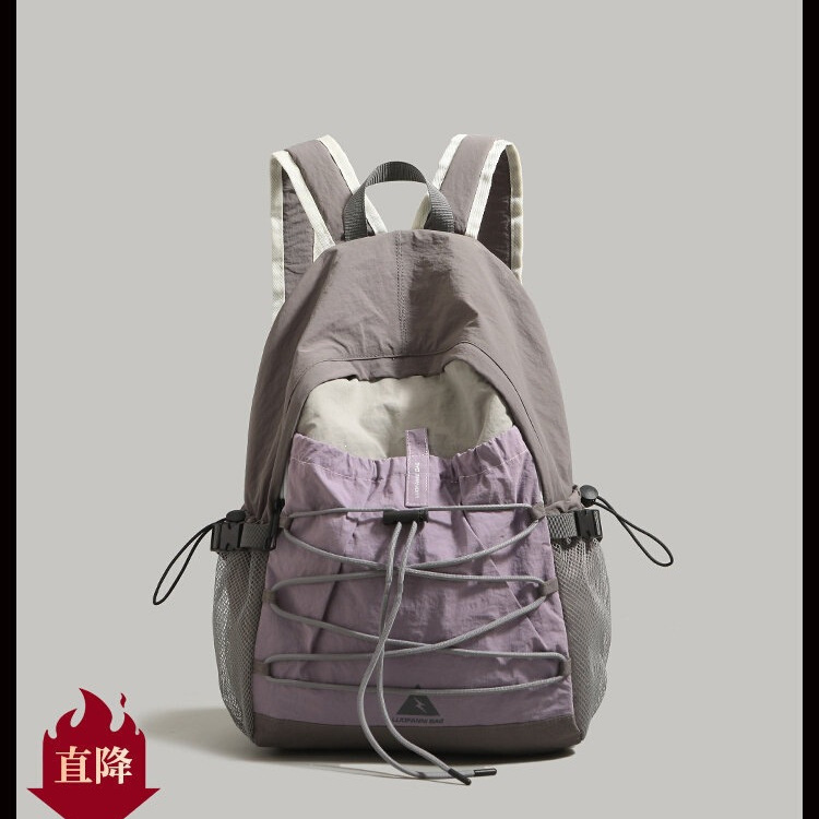Ur Backpack Women's 2026 New Style School Bag Outdoor Sports Hiking Backpack Mountaineering Bag Short-Distance Travel Bag Computer Bag