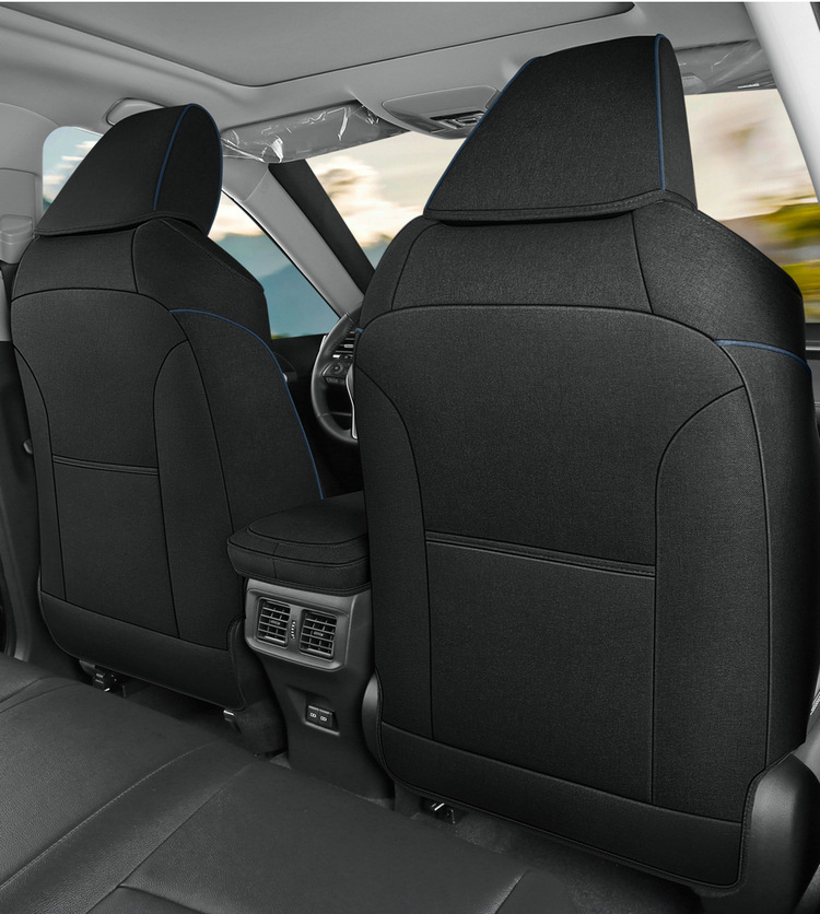 Toyota Rav4 Special Seat Covers, Linen Full-Cover Seat Cushions, Suitable for All Seasons, 20-25 Model Rv4 Dual-Engine Seat Covers