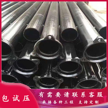 柔性铸铁管W型 卡箍连接 拆卸方便 维修简单 批发dn50-dn300