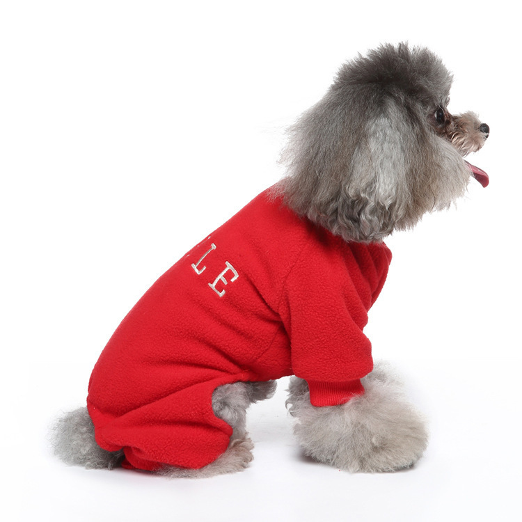 Huisdierkleding voor honden en katten: warme herfst/winter hoodie voor honden, perfect om de buik van de hond te beschermen tijdens wandelingen._voghion.com