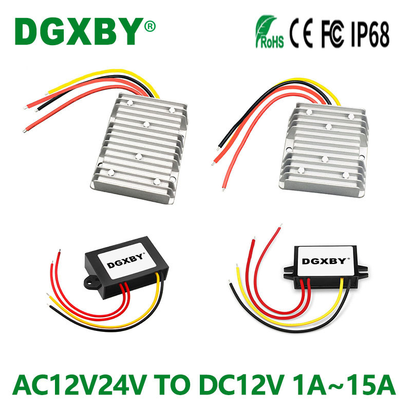 Ac12V24V to Dc12V1A~15A Ac to Dc Power Supply 10-28V to 12V Monitoring Power Converter