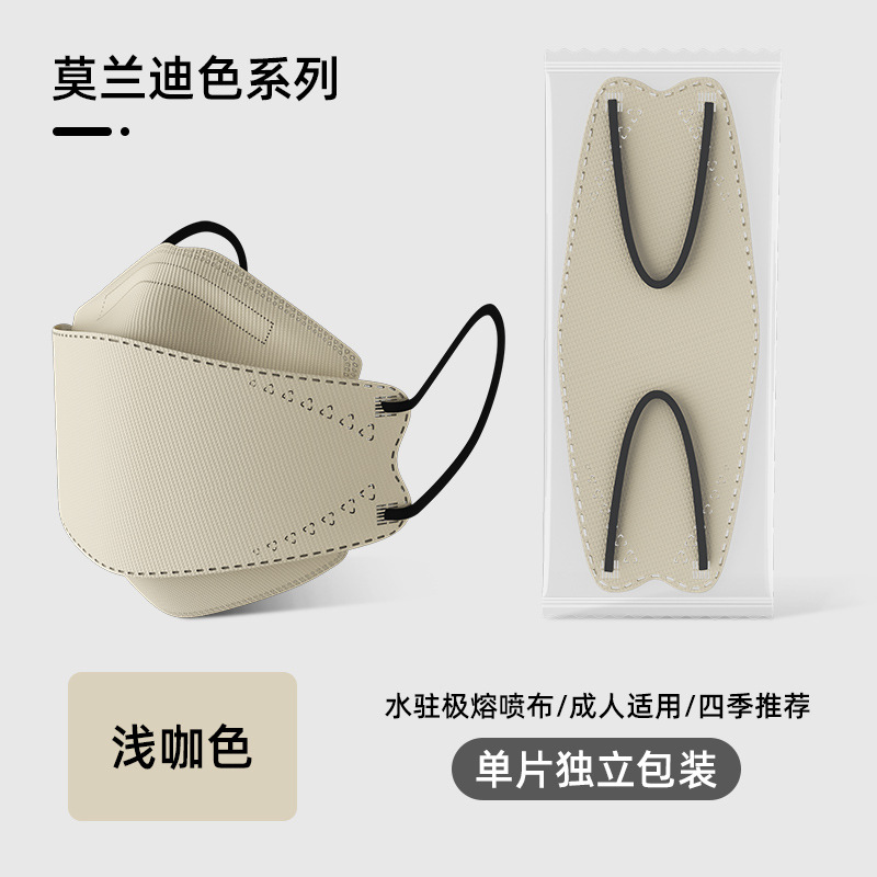 Máscara 3D tridimensional desechable de alto aspecto independiente embalaje niños 6-12 años kn95 nuevo estándar nacional GB/T38880