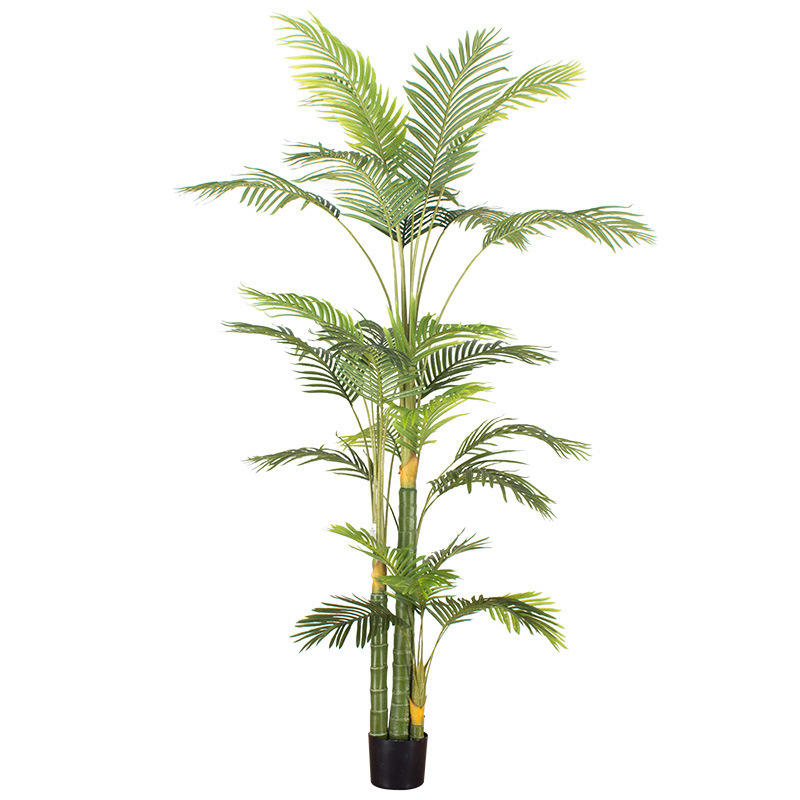 Escenografía de estilo nórdico Simulación de plantas verdes Plantas en macetas Centro comercial Simulación de decoración suave Plantas verdes falsas