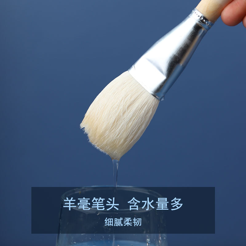 Weizhuang venta al por mayor de cerámica de pintura pluma cepillo de lana suave cabeza S pluma de cerámica pintura artesanal pintura pincel dibujo pintura pluma