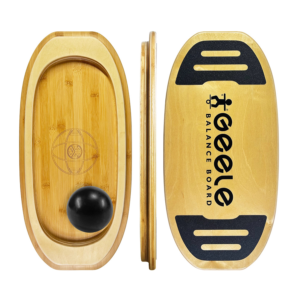 Geele Balance Training Board Professional Balance Exerciser Core Snowboarding Land Surfing Yoga Fitness Equipment