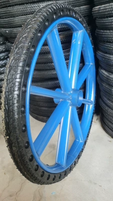 Non-industrial tires other/2 construction site trucks, mortar - rim-large-hole-solid-tire-26x212-model