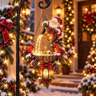 跨境花园灯Christmas Sky Garden Lantern圣诞老人的神奇光芒