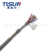 高柔拖链电缆 HF-CY 7X0.75 屏蔽线 自动化控制单元系统适用 耐磨