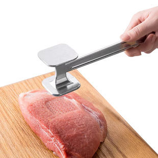 Household double-sided meat hammer aluminum steak hammer loose meat hammer tender meat hammer meatball meat cake hammer