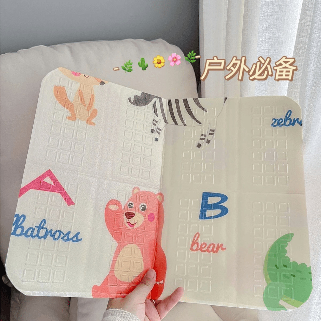 折り畳みクッション防湿マット屋外キャンプ床おならマット携帯発泡マットピクニックマット音楽祭防水