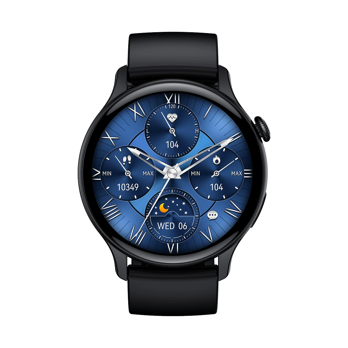 Новые часы HK85 с вызовом кодера 1.43-дюймов AMOLED кардиопатическое кровяное давление кислород NFC офлайн