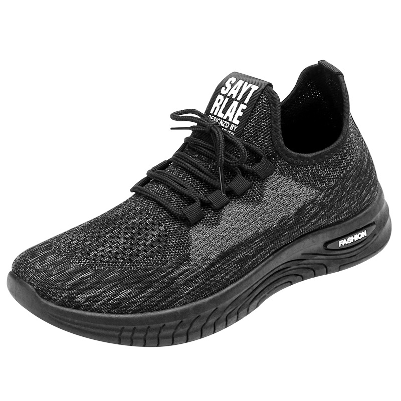 Zapatos de hombre 2023 Primavera/Verano nuevos hombres zapatillas casuales volando tejido transpirable ligero comercio exterior de los hombres zapatos para correr