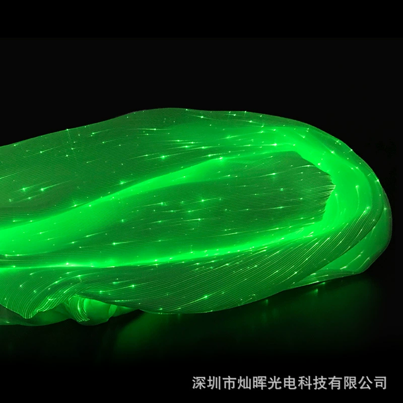 Производители напрямую поставляют оптовую светящуюся ткань волоконно-оптическая ткань светящаяся ткань светодиодная ткань светящаяся ткань