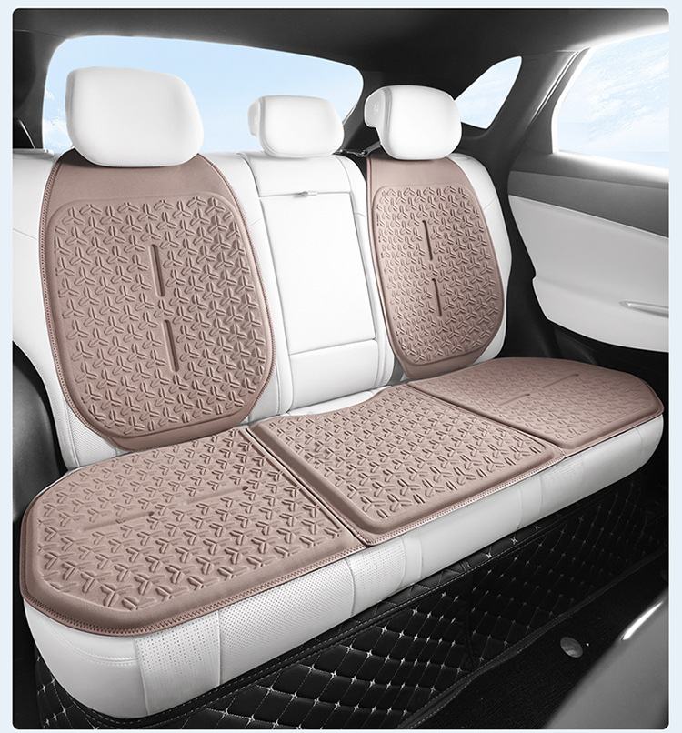 Honeycomb Car Seat Cushion, Universal for All Seasons, Summer Cooling Cushion, Breathable and Ventilated Seat Backrest, Light Luxury Cold Gel Driver's Seat
