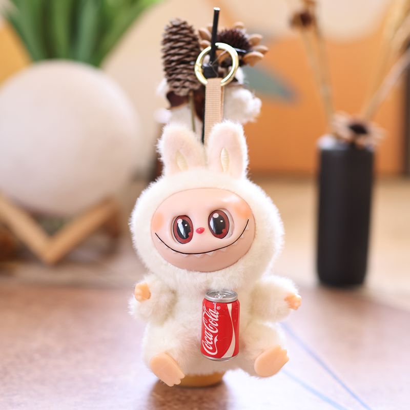かわいいコーラビニールウサギペンダントぬいぐるみ人形バニーバッグペンダントキーホルダー人形|undefined