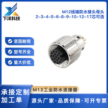 M12-17о��ˮ�B����IP67�����^2о~17о�������B�Ӿ��߾��ȹ��I��