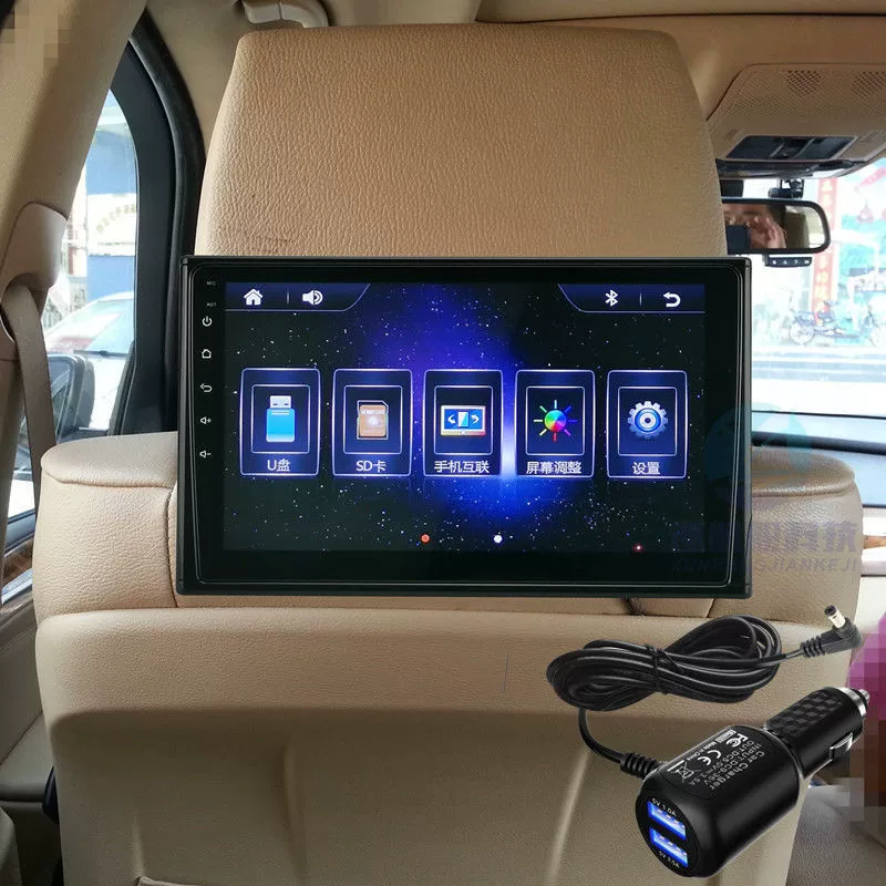 Q5T 10.1inch монитор заднего сиденья автомобиля, подголовник автомобиля, экран, спинка, ТВ, проекционный экран для подключения мобильного телефона