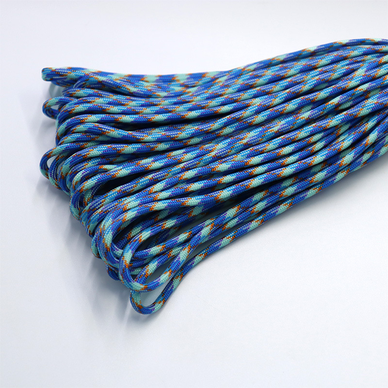 7-Core 4mm cuerda de paraguas al aire libre multifuncional montañismo paracaidista cuerda de tracción escapar equipo de salvamento cuerda de seguridad 31 m cuerda de paraguas