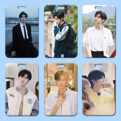 陳哲遠卡套批發塑料滑蓋學生校牌飯卡胸牌小卡工作證卡套門禁公交