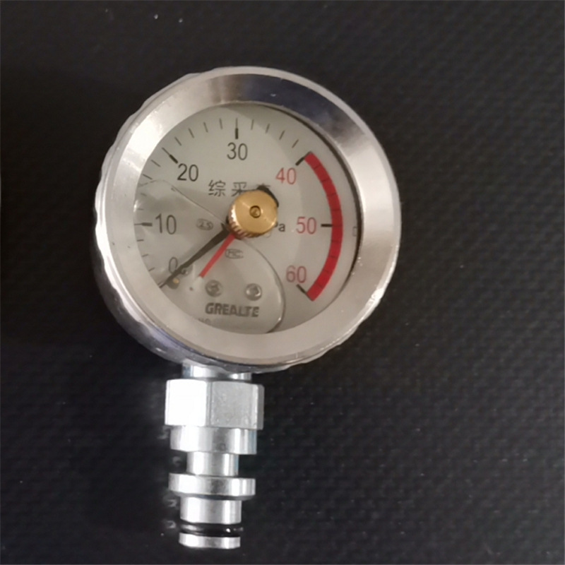 防震耐磨 读数直观双针耐震压力表 BZY-60双针耐震压力表