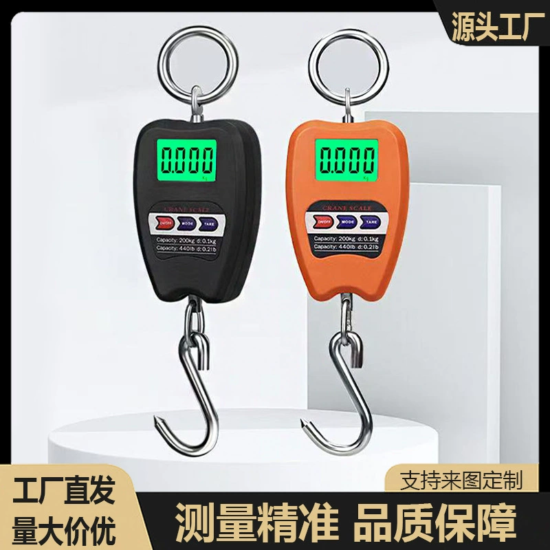 Оптовая продажа от производителя: бытовые электронные подвесные весы 200 кг, удобные промышленные портативные весы, весы для багажа, малые крючковые весы