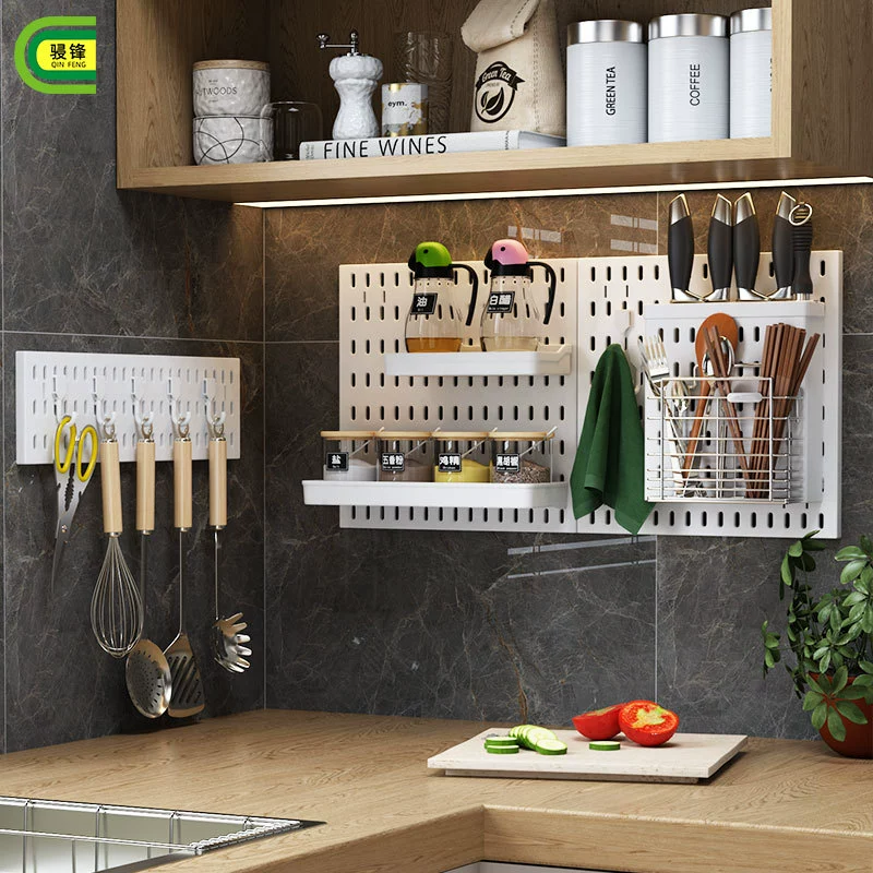 Панели пещеры на отверстии на стене DIY аксессуары, хранение крыльца кухня связанная стена дисплей полка пещеры тарелка