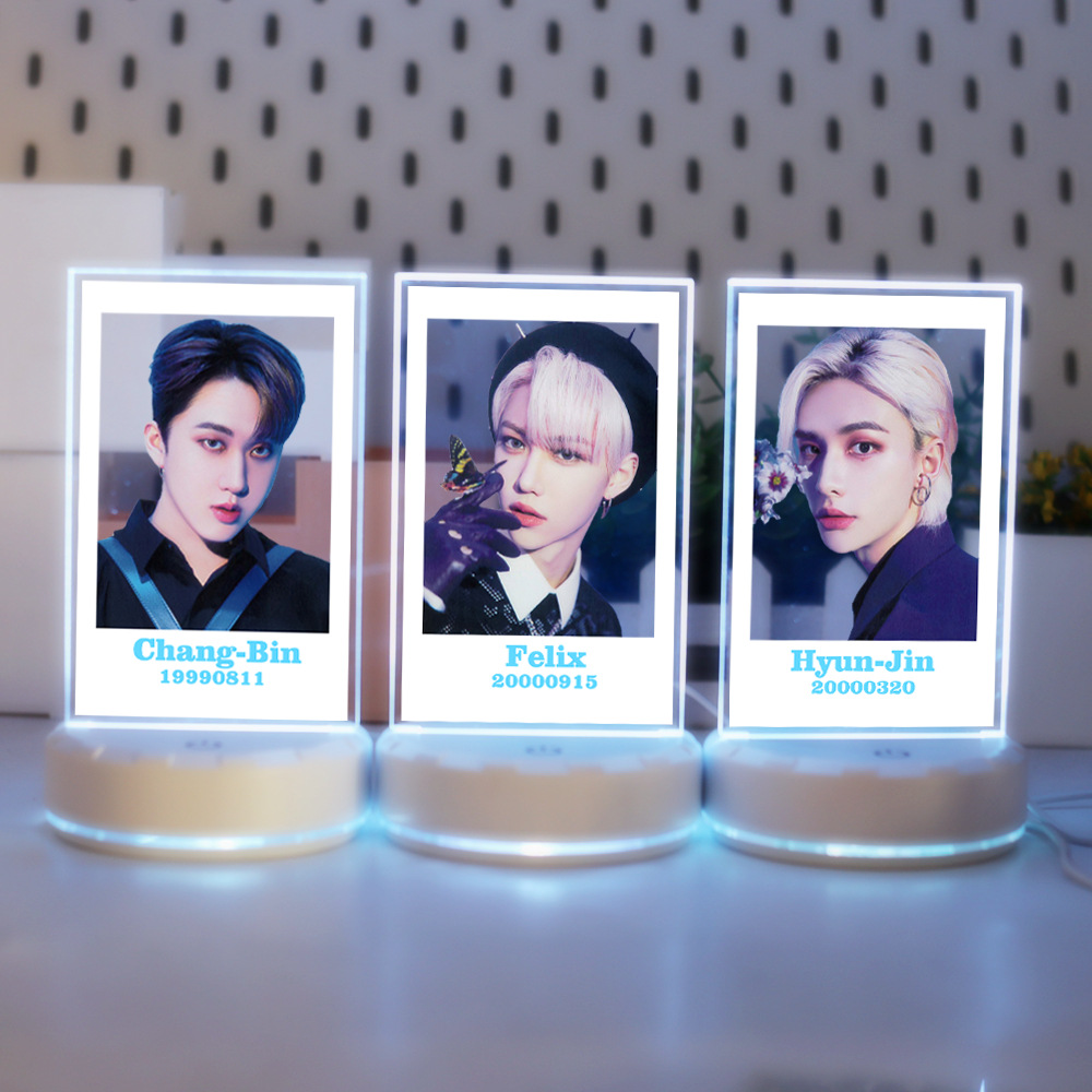Stray Kids Style MAXIDENT Album Merchandise LED Colorful Touch Night Light 022