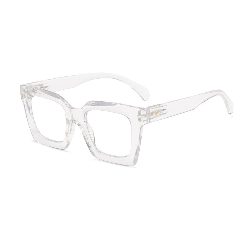 Amazonのホットなファッショントレンド米鋲大型スクエアフレーム老眼鏡ヨーロッパとアメリカのクロスボーダー抗青色光読書老眼鏡|undefined