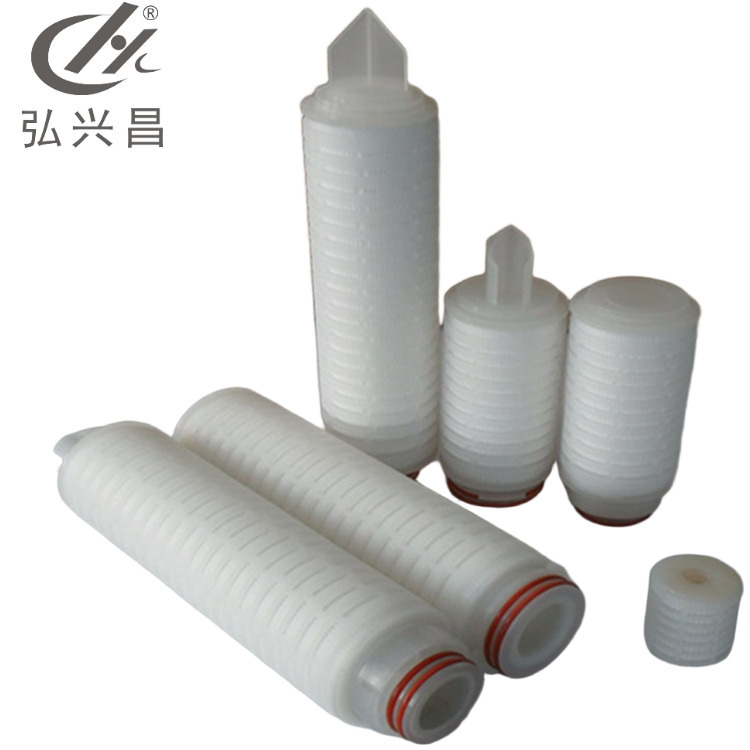 弘兴昌厂家直供 PP微孔膜折叠滤芯 PTFE微孔膜折叠滤芯 发货快