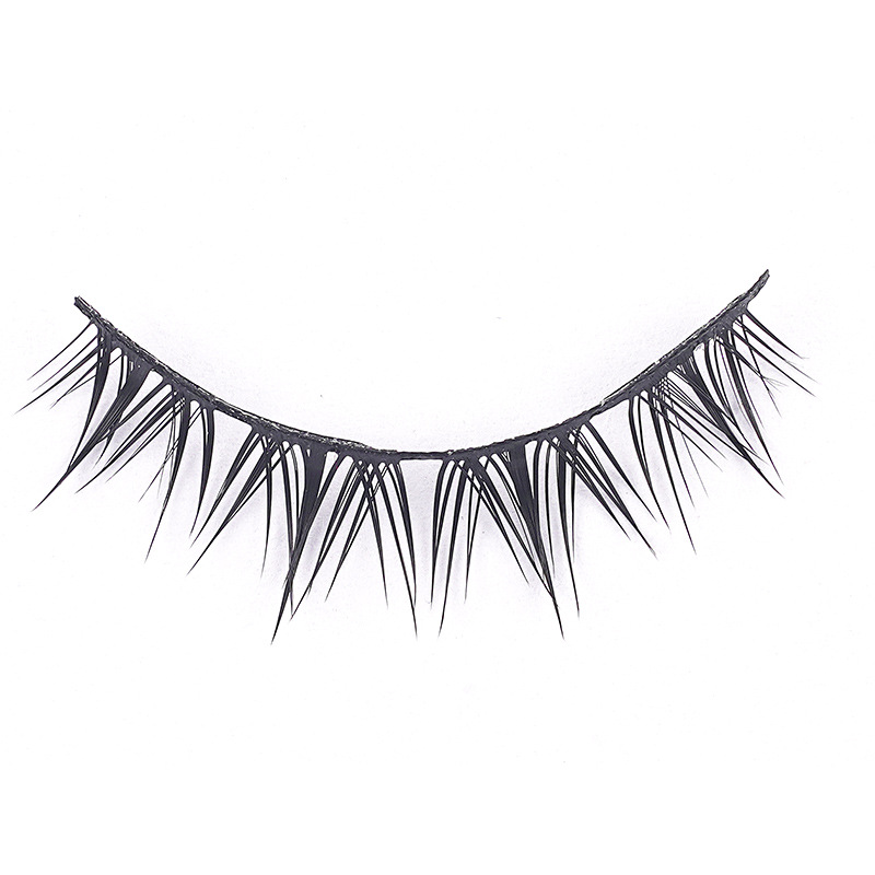 Wangwang Dog Dog Black Terrier Cómics Ojos Pequeños Demonios Pestañas postizas Barbie Mestizo Eyes Simulación natural Transfronterizo