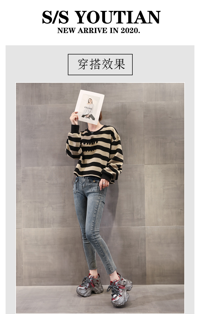Giày sneaker nữ đế dày độn cao bên trong, phong cách thể thao thường ngày — Màu be chi tiết 8