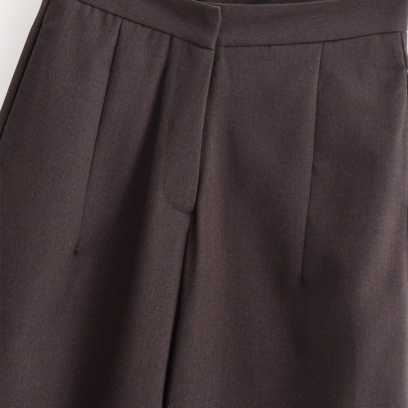 GraceChic BSK&TRAF Women's Clothing 2025 Autumn New Linen Kimono Style Suit 8426329 Scimitar Pants 7627242_voghion.com