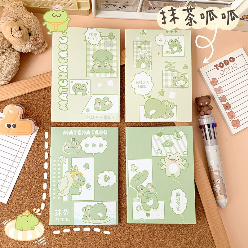 Cute Hardcover Notebook for Kids, 8.5×12 cm, Elementary School Portable Notepad, Assorted Covers