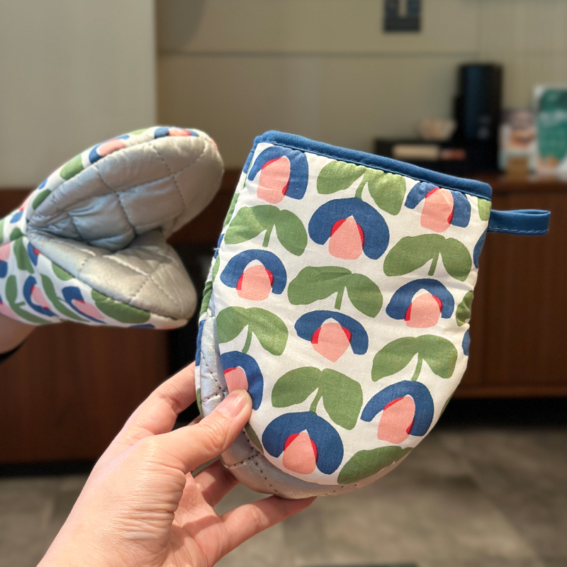 10N 두꺼운 면화 방지 장갑 면화 방지 패드 포트 캡 철 냄비 이어폰 가정용 전자 레인지 오븐