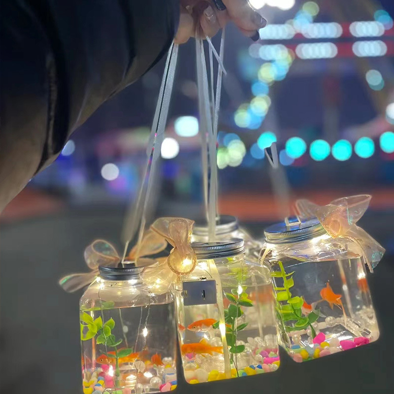 500ml正四方斗鱼瓶