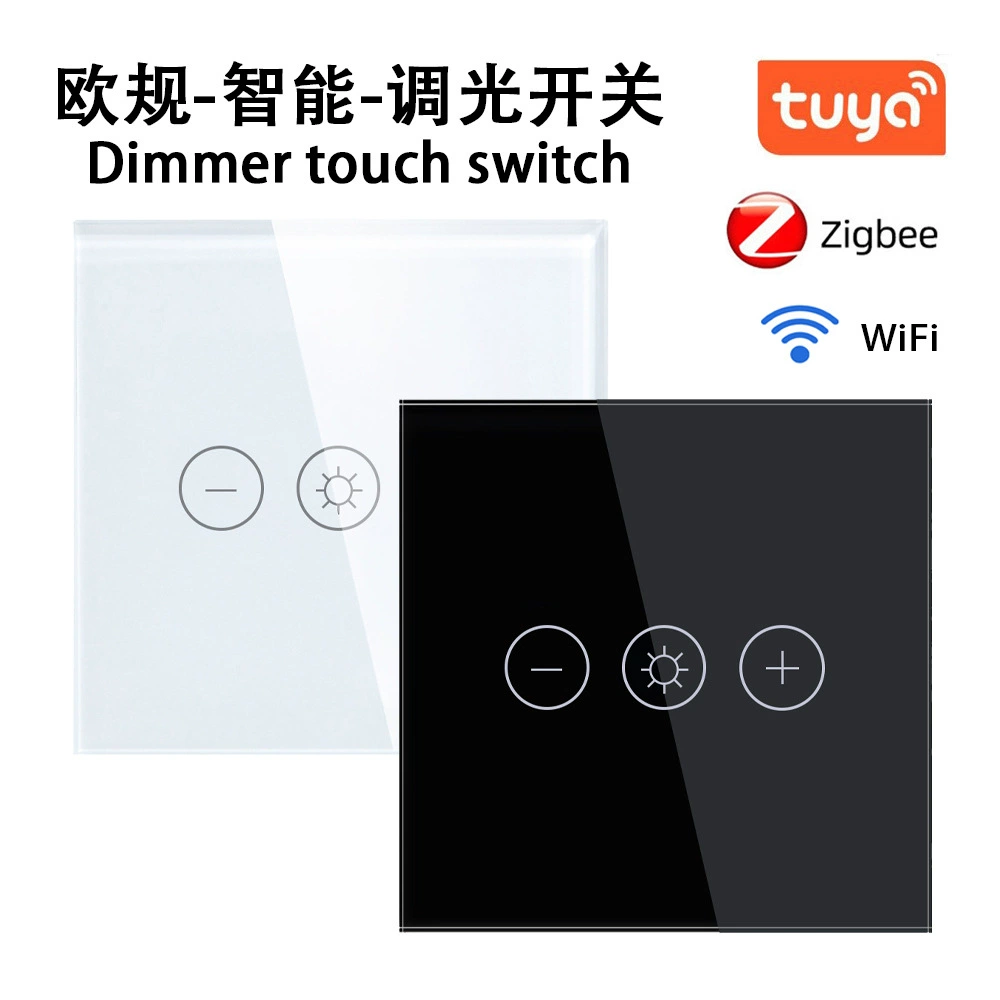 Внешняя торговля WiFi диммер переключатель 86 граффити Европейский регламент zigbee панели бесполярное затемнение время голосового пульта дистанционного управления через границы